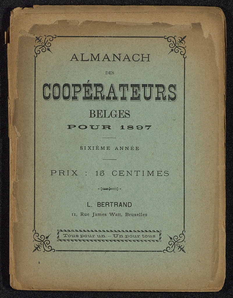 Almanach des Coopérateurs belges pour 1897