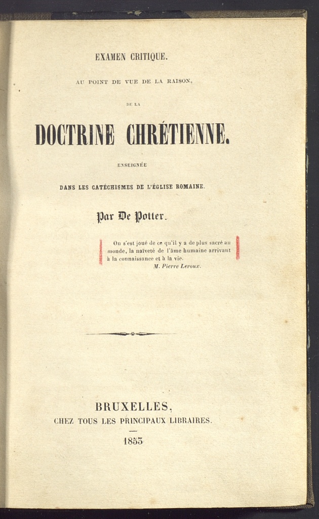 Doctrine chrétienne