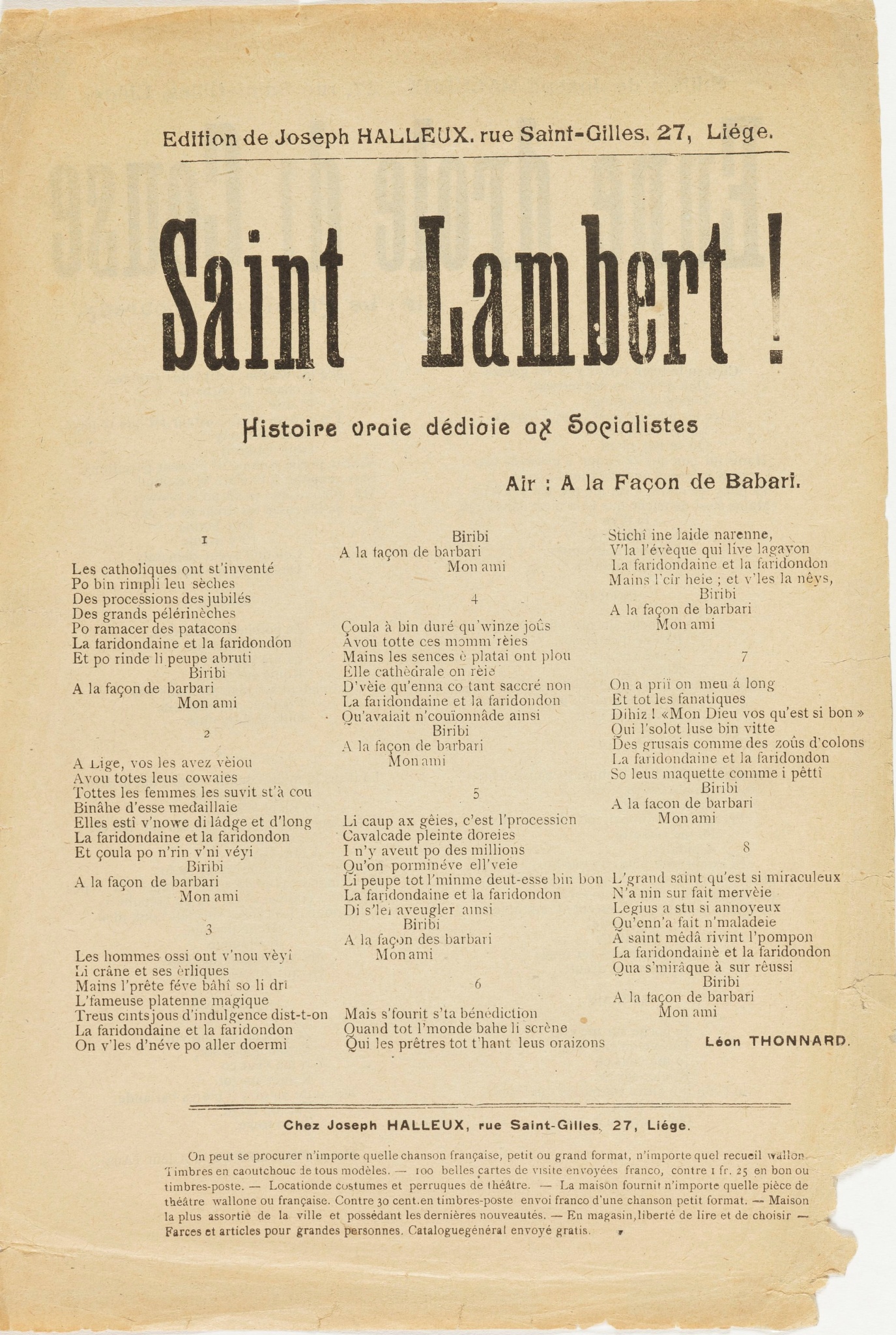 Saint Lambert !