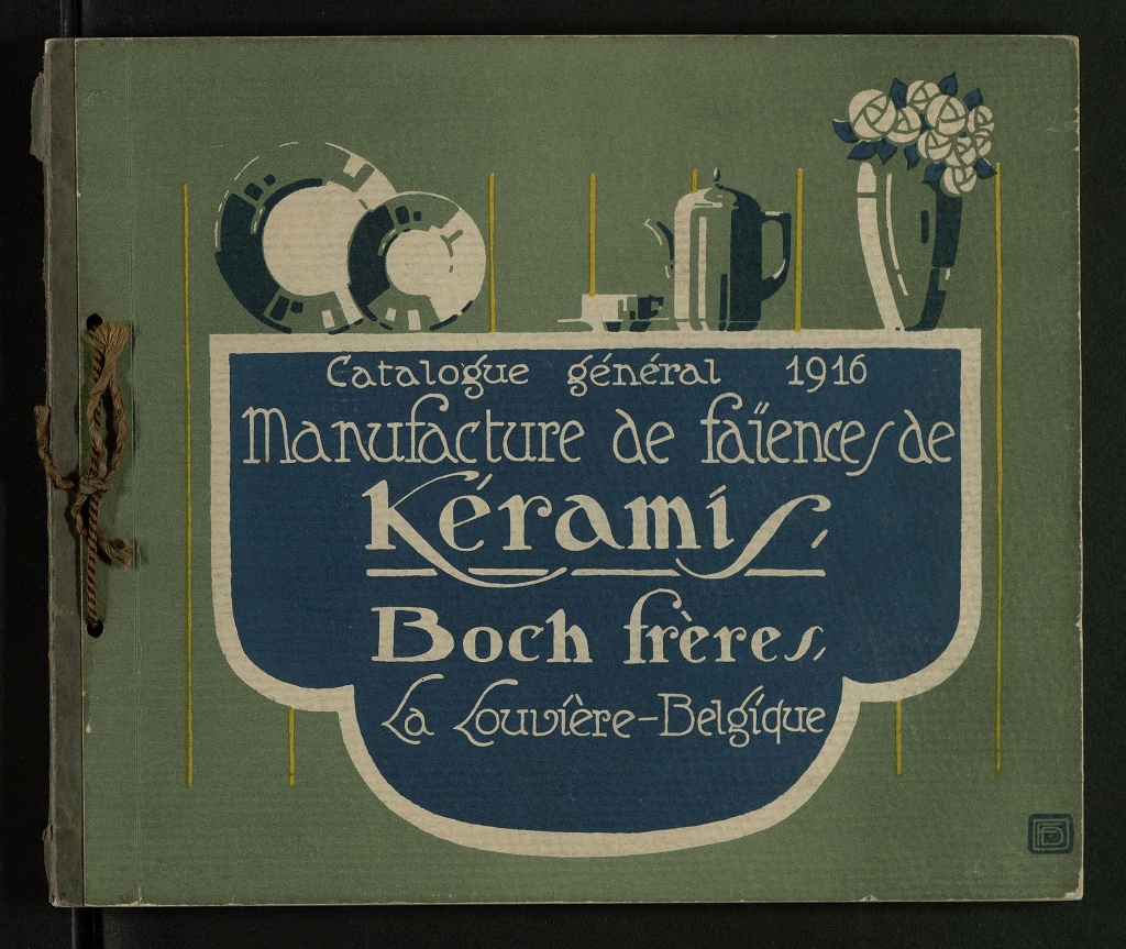 Catalogue général 1916 Manufacture de faïences Keramis-Boch frères