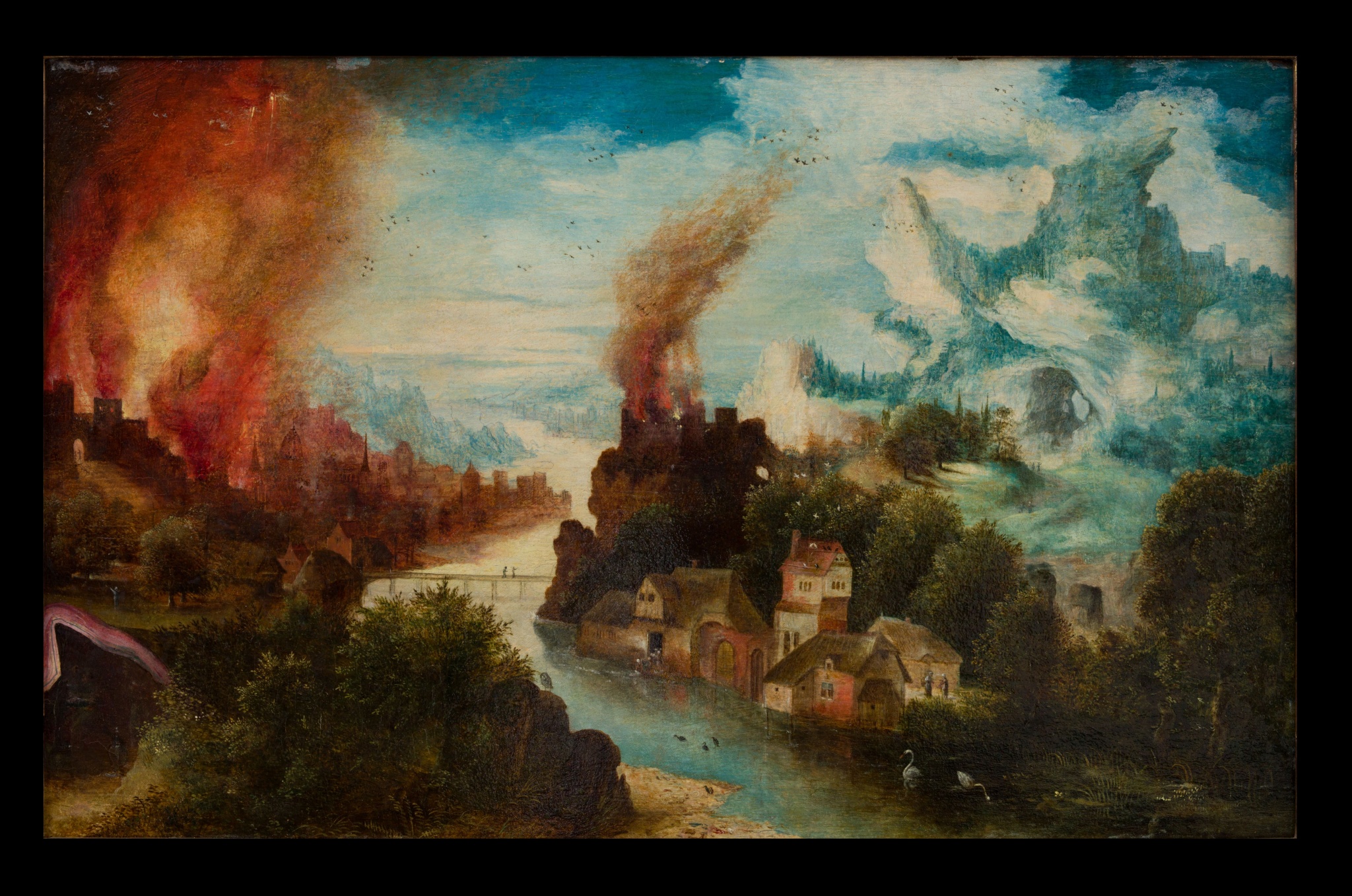 Incendie de Sodome et Gomoorhe et Histoire de Loth et ses filles