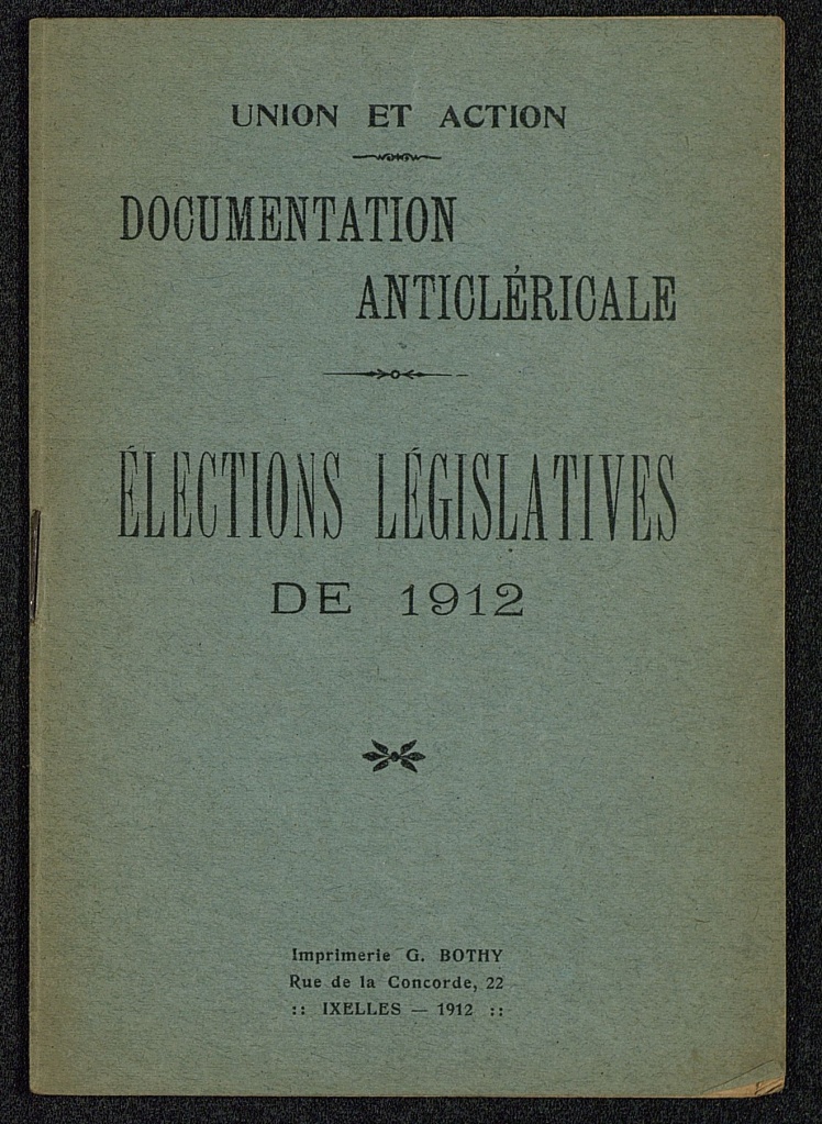 Documentation anticléricale, élections législatives 1912