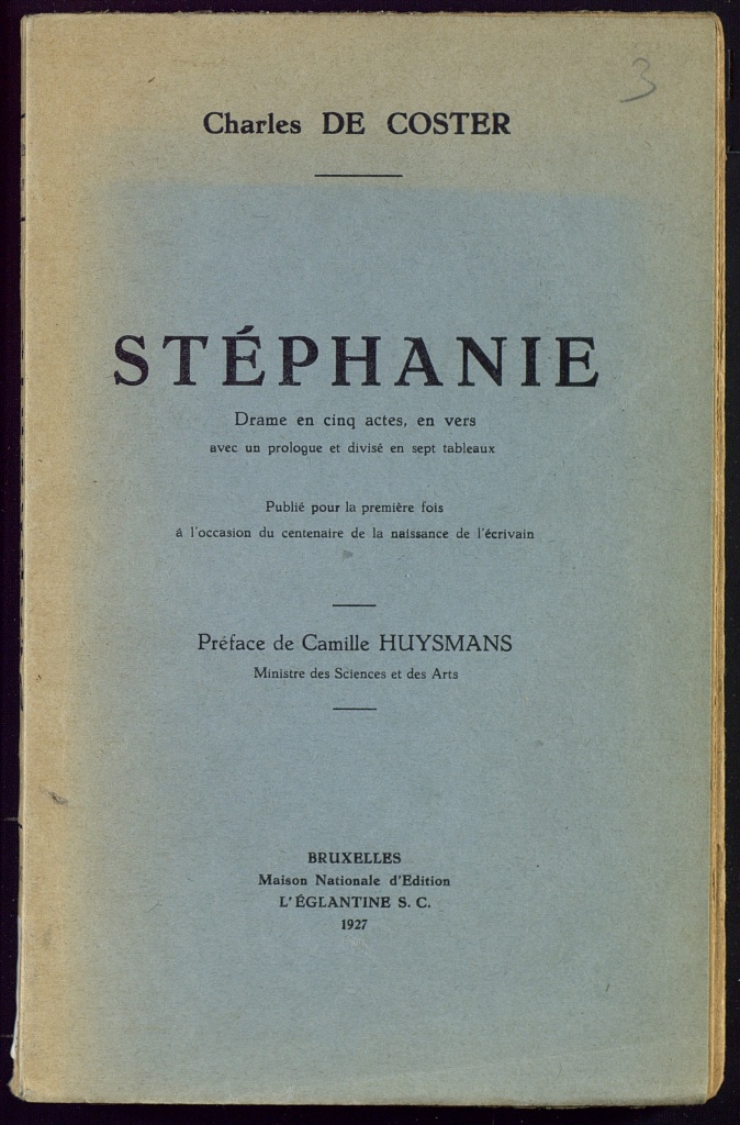 Stéphanie : Drame en cinq actes, en vers, avec un prologue et divisé en sept tableaux