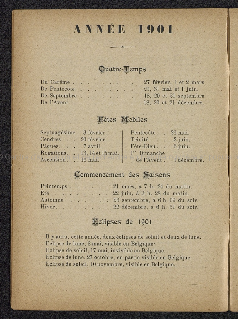 Almanach des coopérateurs belges pour 1901. Dixième année