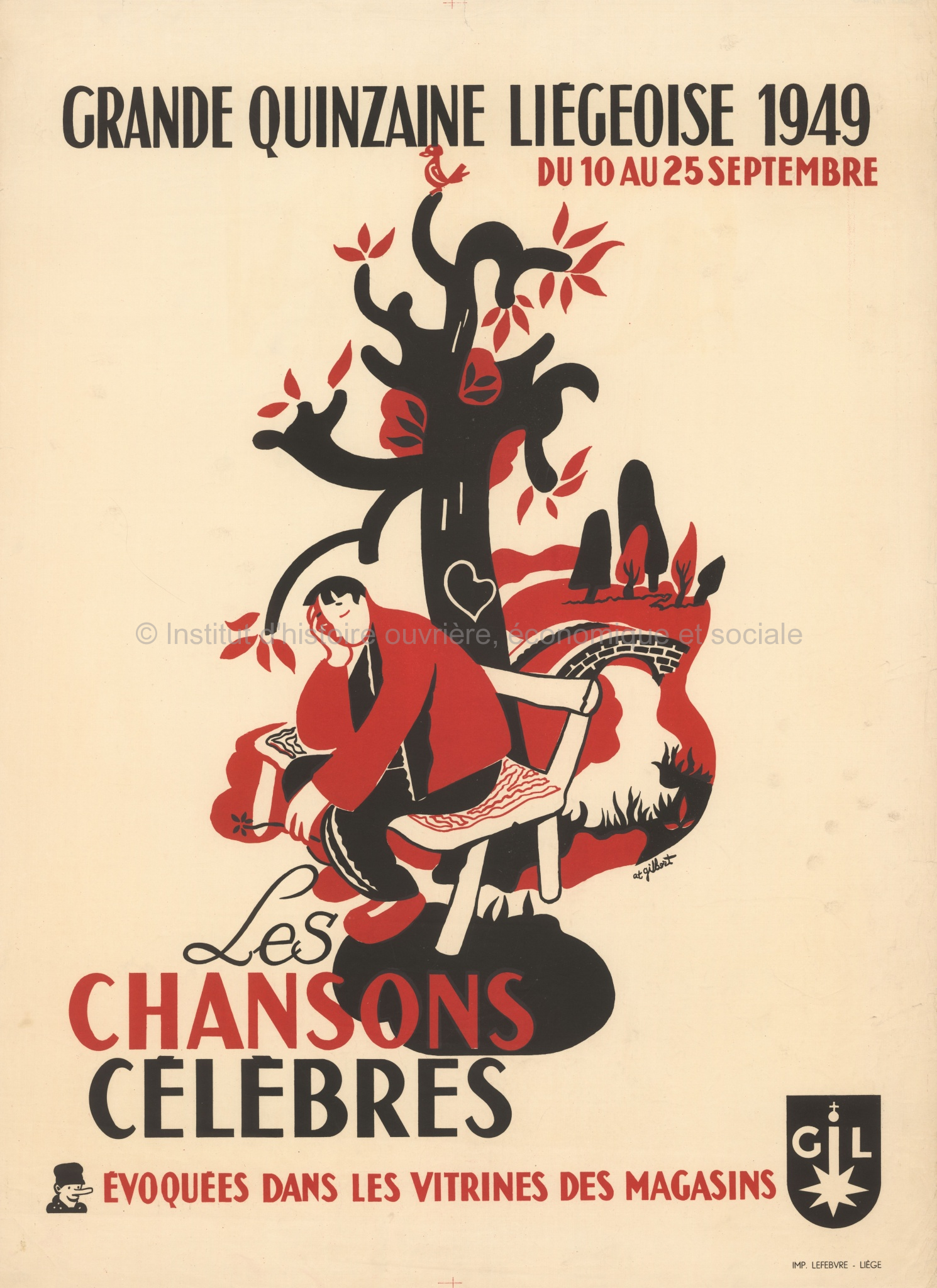 Affiche - Grande quinzaine liégeoise 1949