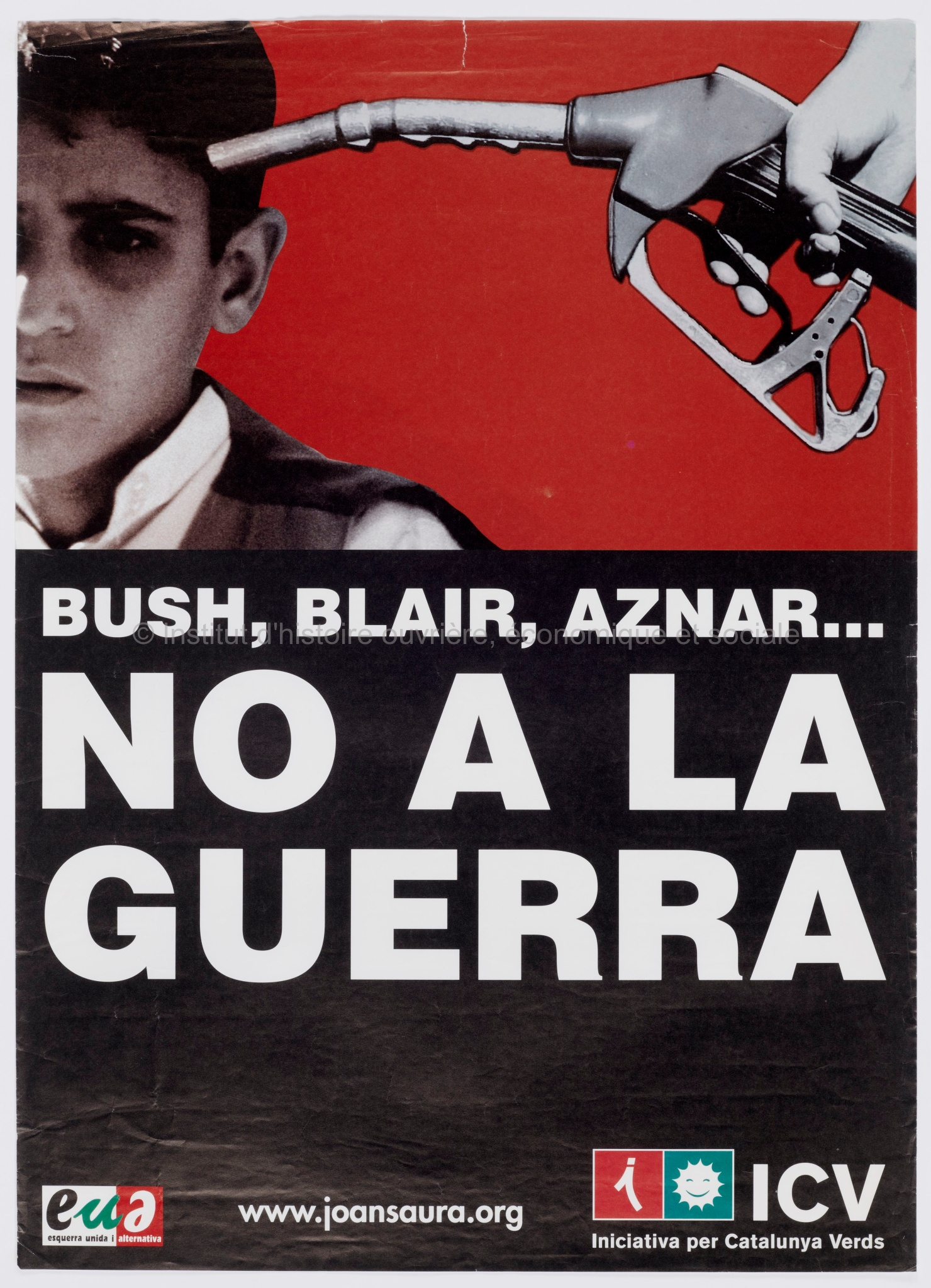 Bush, Blair, Aznar ... : no a la guerra