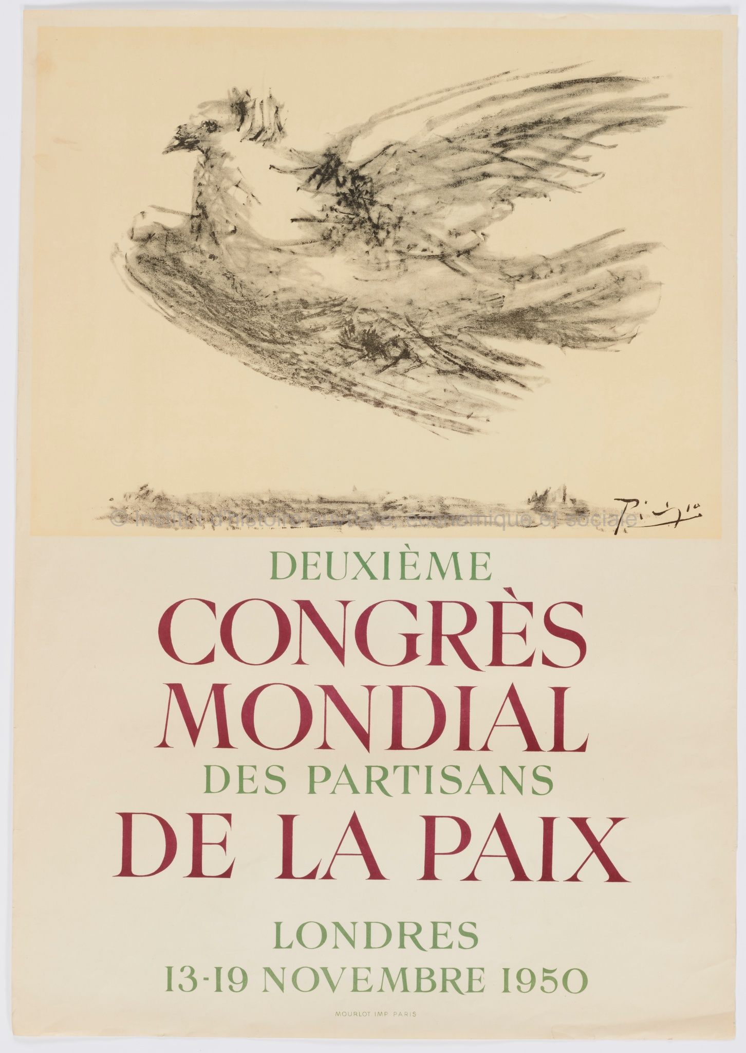 Deuxième congrès mondial des partisans de la paix : Londres, 13-19 novembre 1950