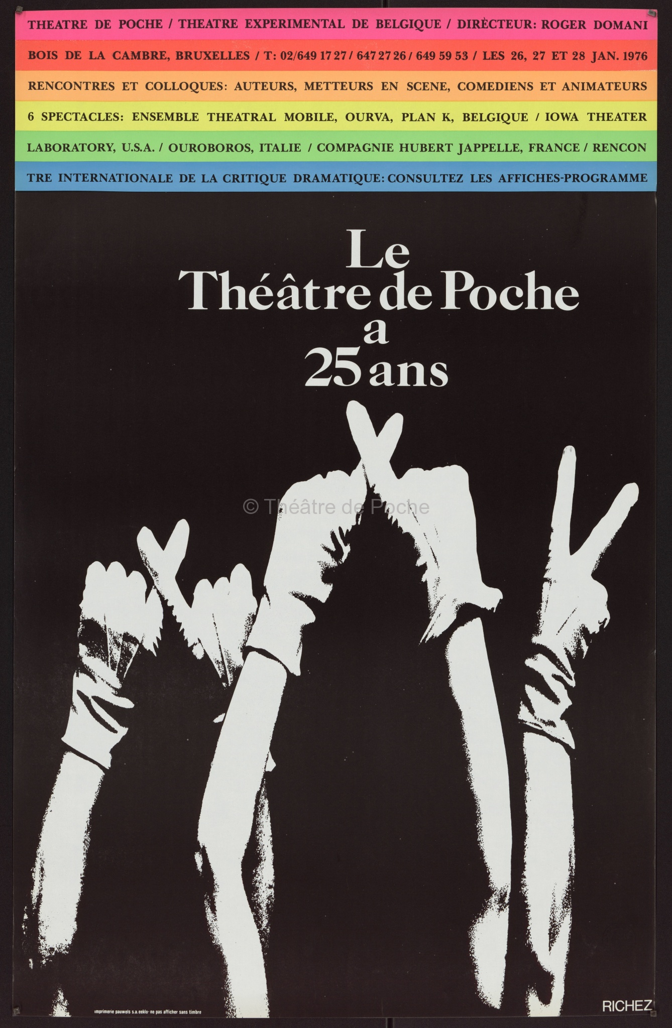 Affiche - Le Théâtre de Poche a 25 ans