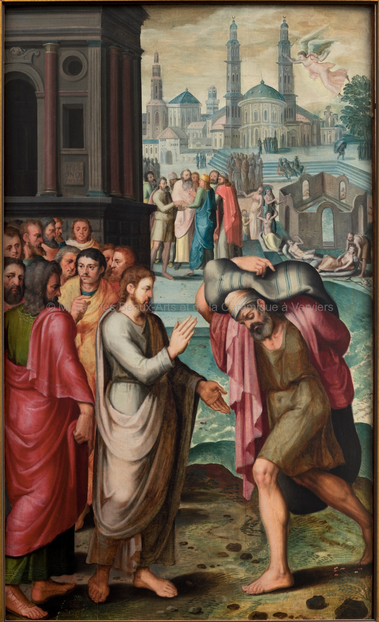 Le Christ guérissant le paralytique à la fontaine de Béthesda