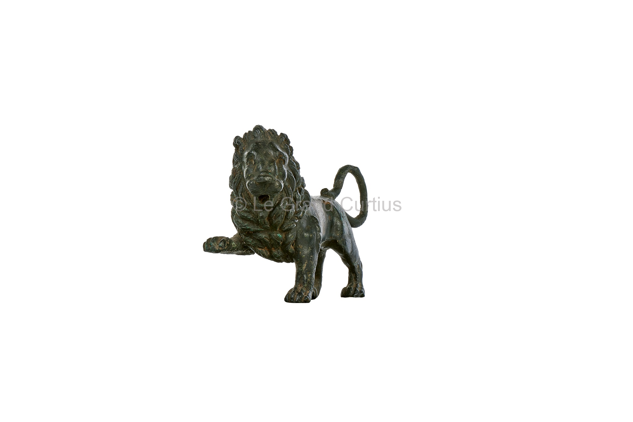 Bronzes mithriaques d'Angleur : Lion sur trois pattes
