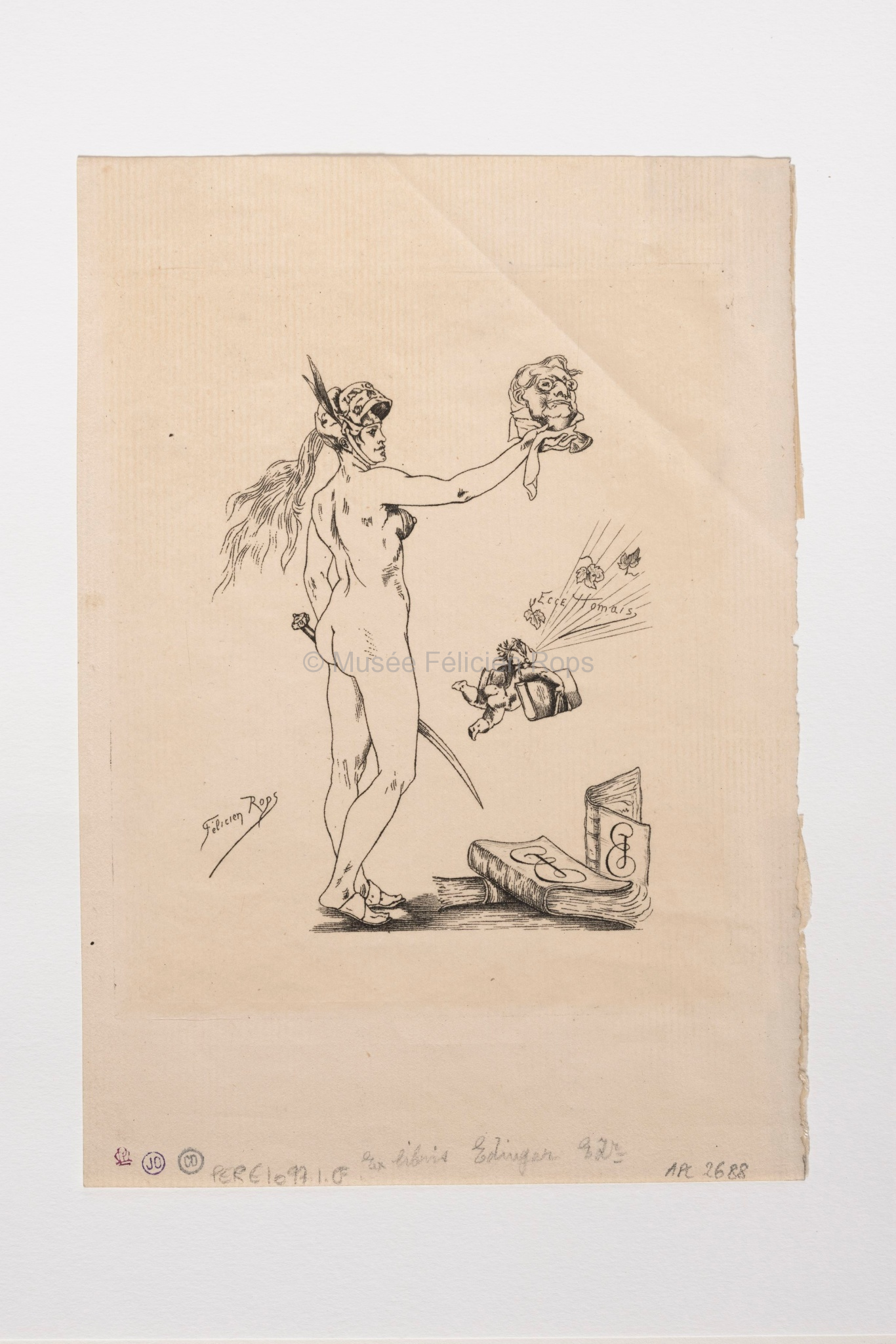 Ex libris pour le Dr J.Escoubes